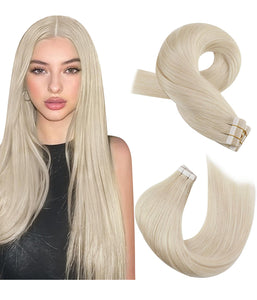 Rebecca 100% Human Hair Adhesive Replaceable Seamless Skin Weft Tape In Hair Extensions- #60