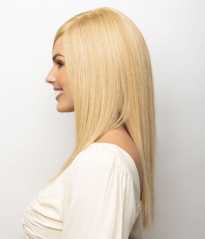 Rebecca 130% Density Honey Blonde Highlights Straight Hair Wigs With Silk Top
