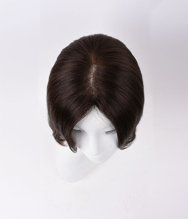 Rebecca Beginner Friendly Straight Bob Wigs Coffee Color Wigs Natural Looking