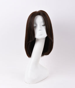 Rebecca Beginner Friendly Straight Bob Wigs Coffee Color Wigs Natural Looking