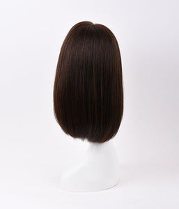 Rebecca Beginner Friendly Straight Bob Wigs Coffee Color Wigs Natural Looking