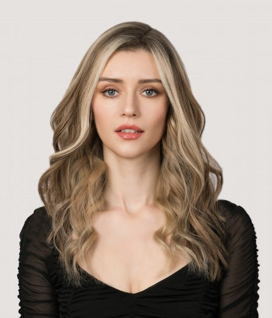 Rebecca Easy Wear Go Silk Top Wigs Dusty Ash Brown 100% Remy Human Hair Wigs