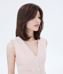 Rebecca Fashion Mono Top Bob Wigs 150% Density Short Human Hair Wigs For Women