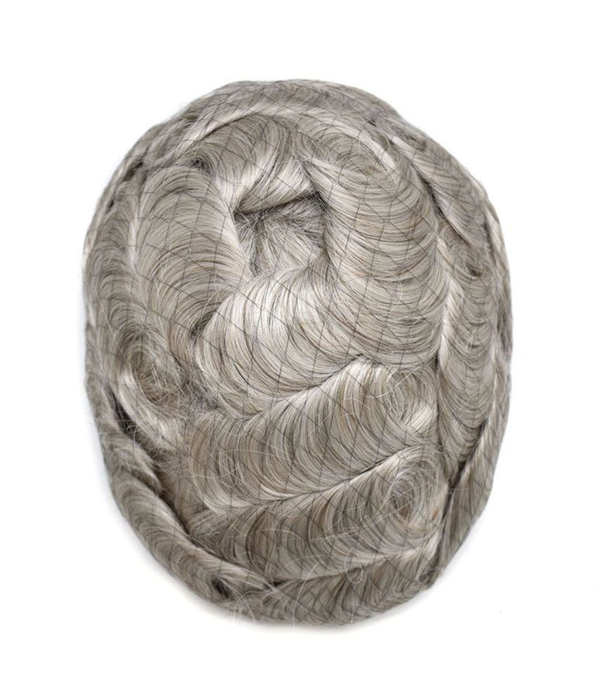 Rebecca Single-Knotted Mirage Toupee For Men 0.02-0.04MM Full Super Thin Skin Base