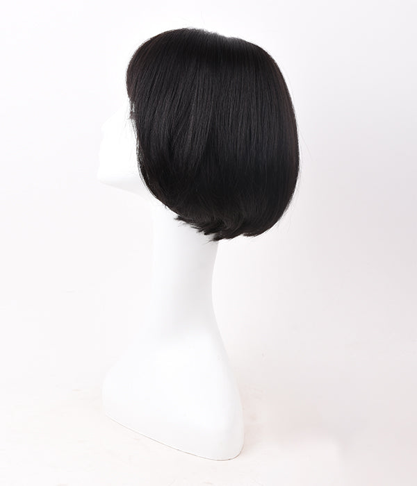 Rebecca Ready Go Short Bob Wigs Natural Color 100% Full Lace Human Hair Wig