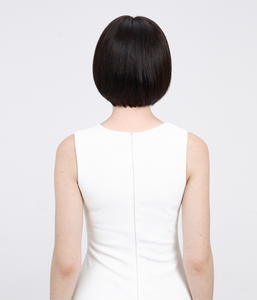 Rebecca Ready Go Short Bob Wigs Natural Color 100% Full Lace Human Hair Wig