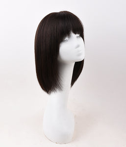 Rebecca Short Bob Wigs Glueless 100% Human Hair Full Lace Wigs Natural Color
