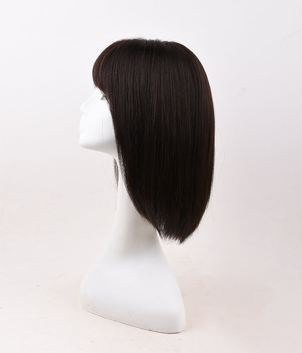 Rebecca Short Bob Wigs Glueless 100% Human Hair Full Lace Wigs Natural Color