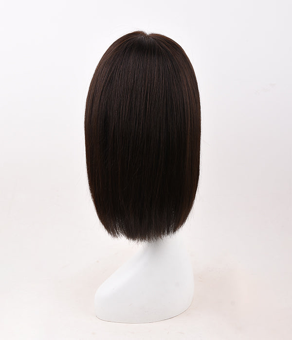 Rebecca Short Bob Wigs Glueless 100% Human Hair Full Lace Wigs Natural Color