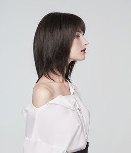 Rebecca Short Bob Wigs Glueless 100% Human Hair Full Lace Wigs Natural Color