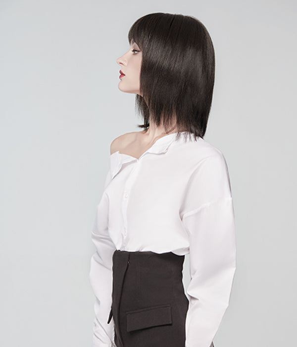 Rebecca Short Bob Wigs Glueless 100% Human Hair Full Lace Wigs Natural Color