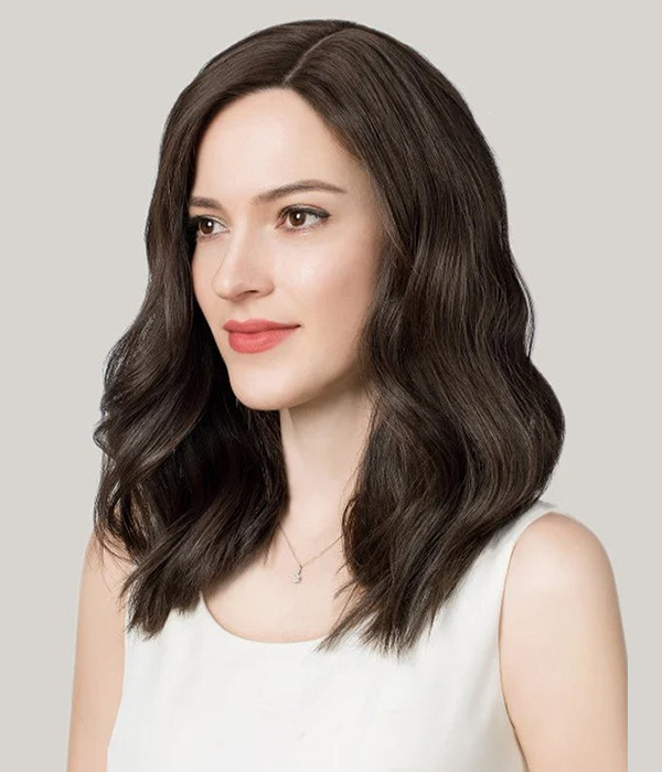 Rebecca Silk Top Remy Human Hair Wigs Natural Color 100% Hand-tied Straight Hair Wig