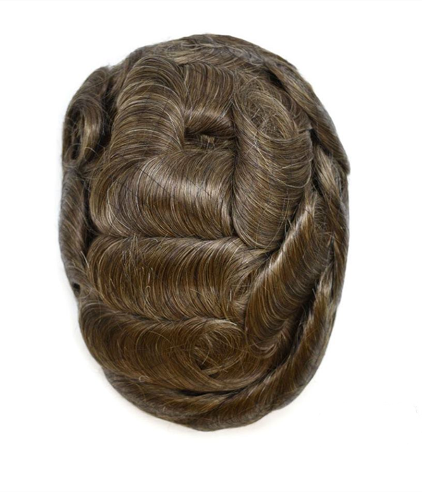 Rebecca Single-Knotted Mirage Toupee For Men 0.02-0.04MM Full Super Thin Skin Base