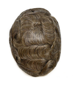 Rebecca Single-Knotted Mirage Toupee For Men 0.02-0.04MM Full Super Thin Skin Base